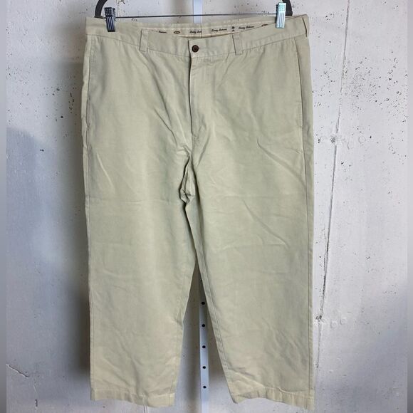 #157 TOMMY BAHAMA Wide Leg Khaki Chinos - Picture 4 of 11